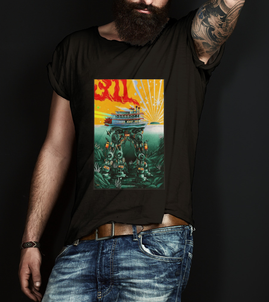 311 Kansas City MO 2026 Steamboat Robot T-Shirt