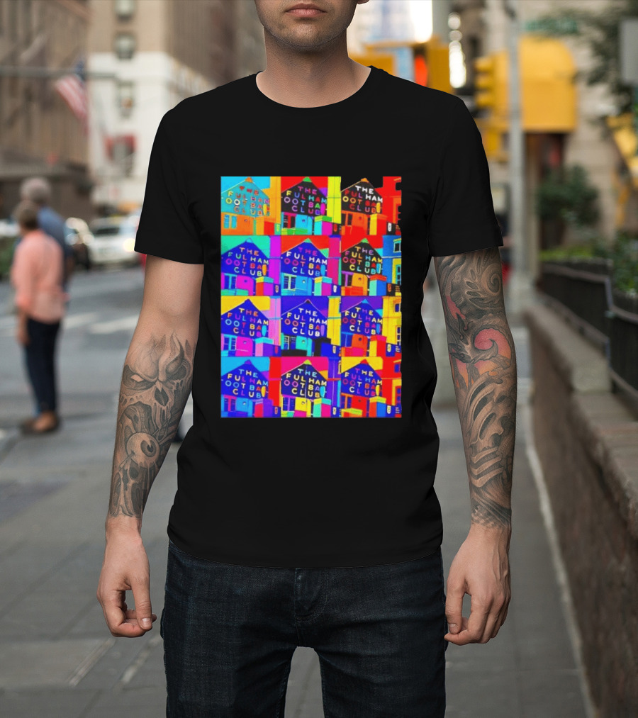 The Fulham Football Club Pop Art Craven Cottage T-Shirt
