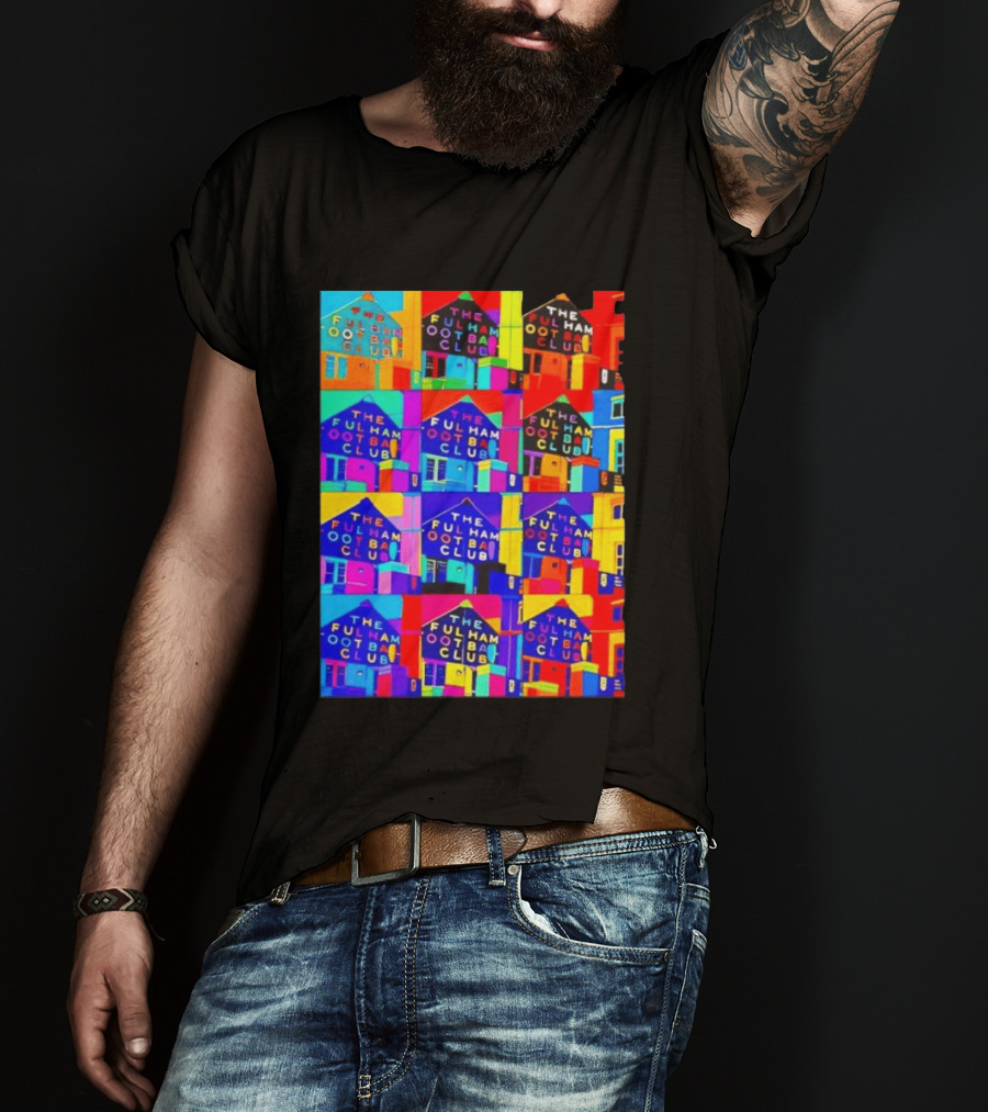 The Fulham Football Club Pop Art Craven Cottage T-Shirt