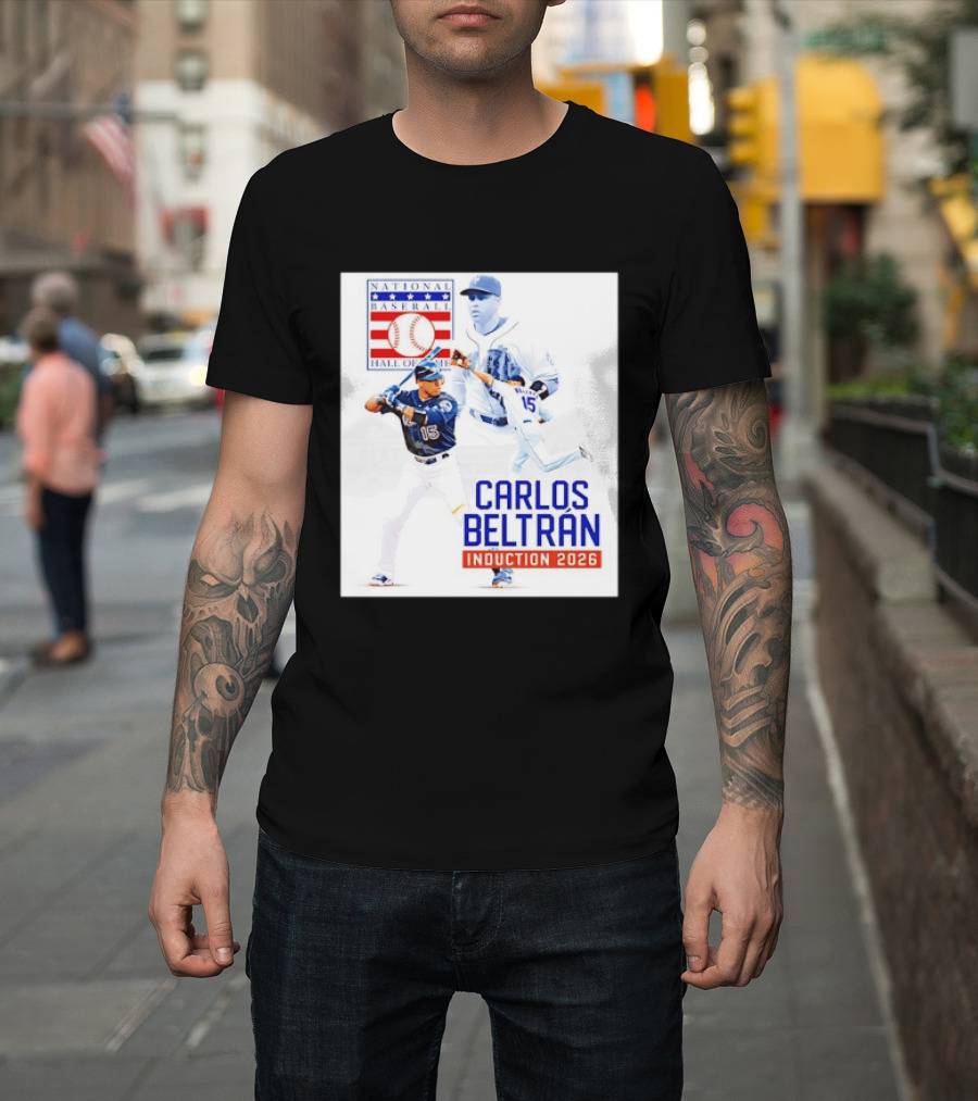 Carlos Beltran National Baseball Hall Of Fame Induction 2026 T-Shirt