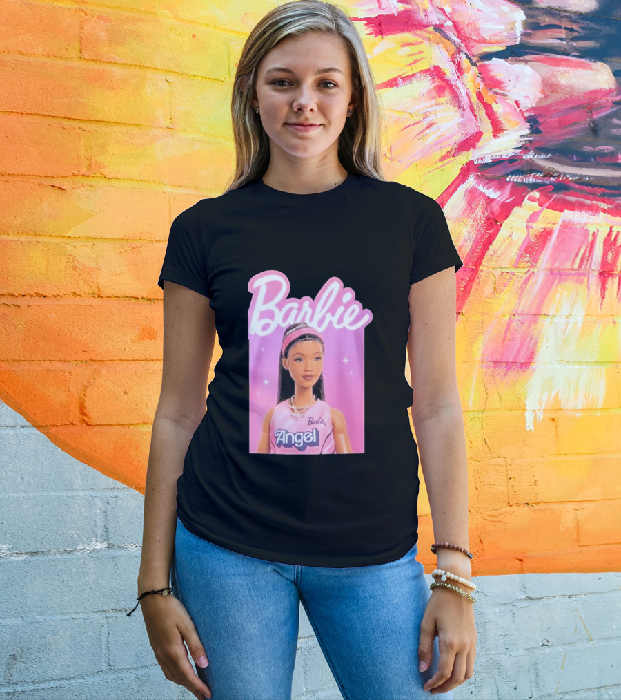Barbie Angel Basketball Doll T-Shirt