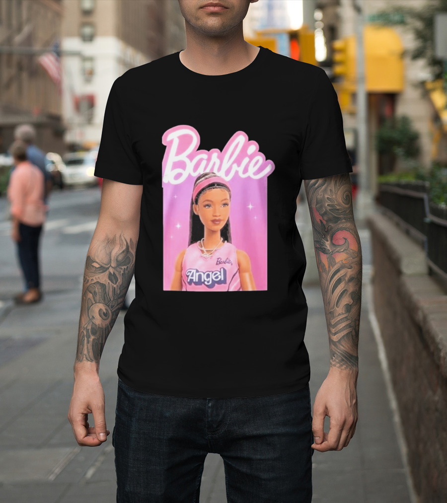 Barbie Angel Basketball Doll T-Shirt