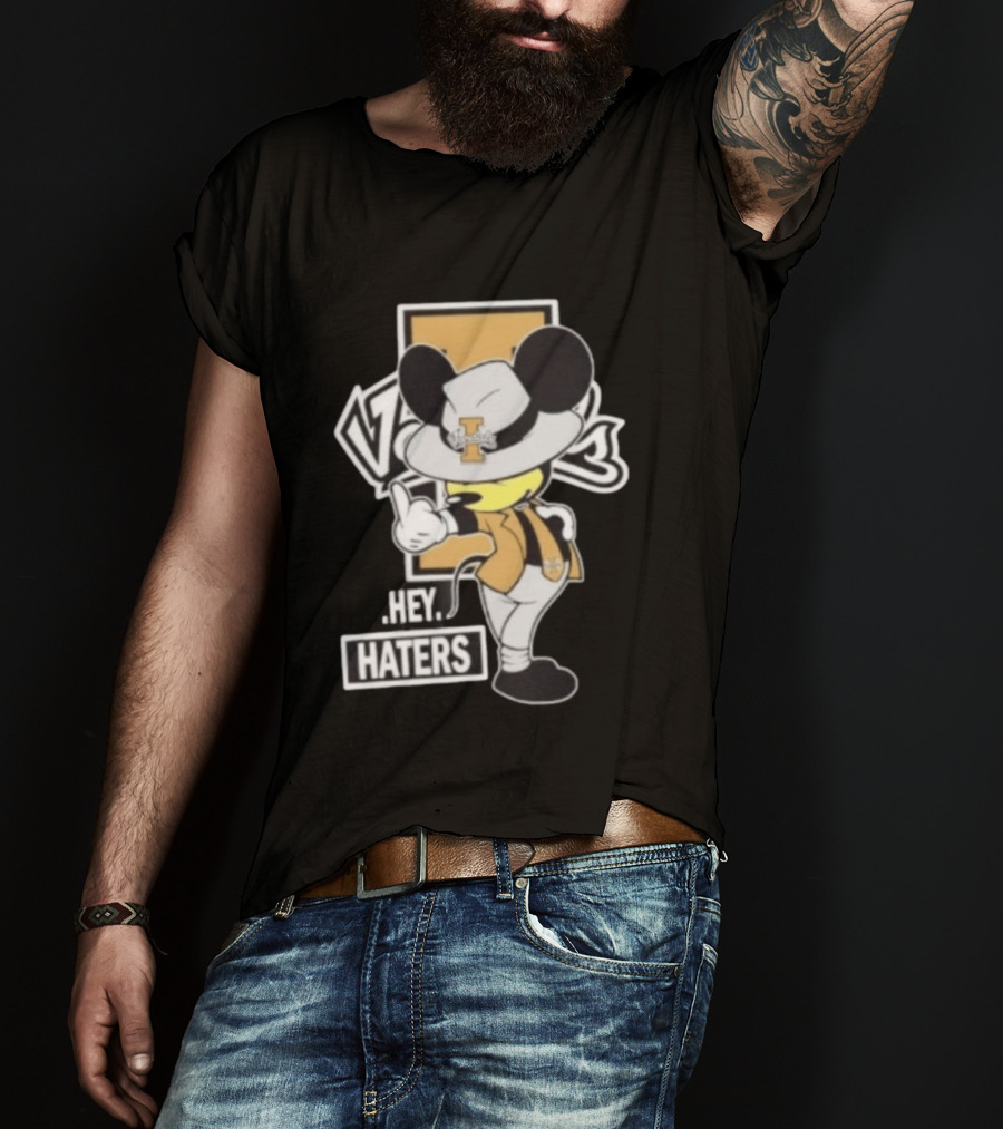 Idaho Vandals Football Mickey Hey Haters T-Shirt