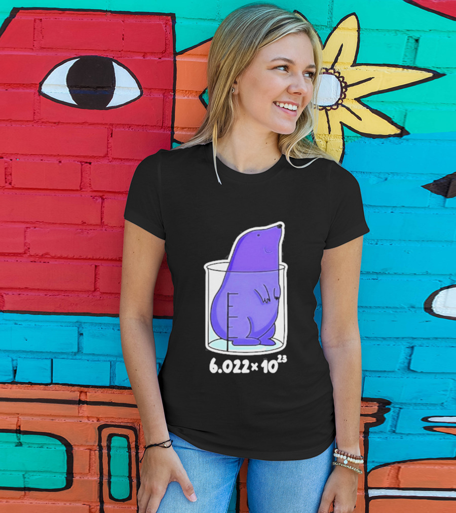 Mole 6.022 X 10²³ Avogadro Chemistry Beaker T-Shirt
