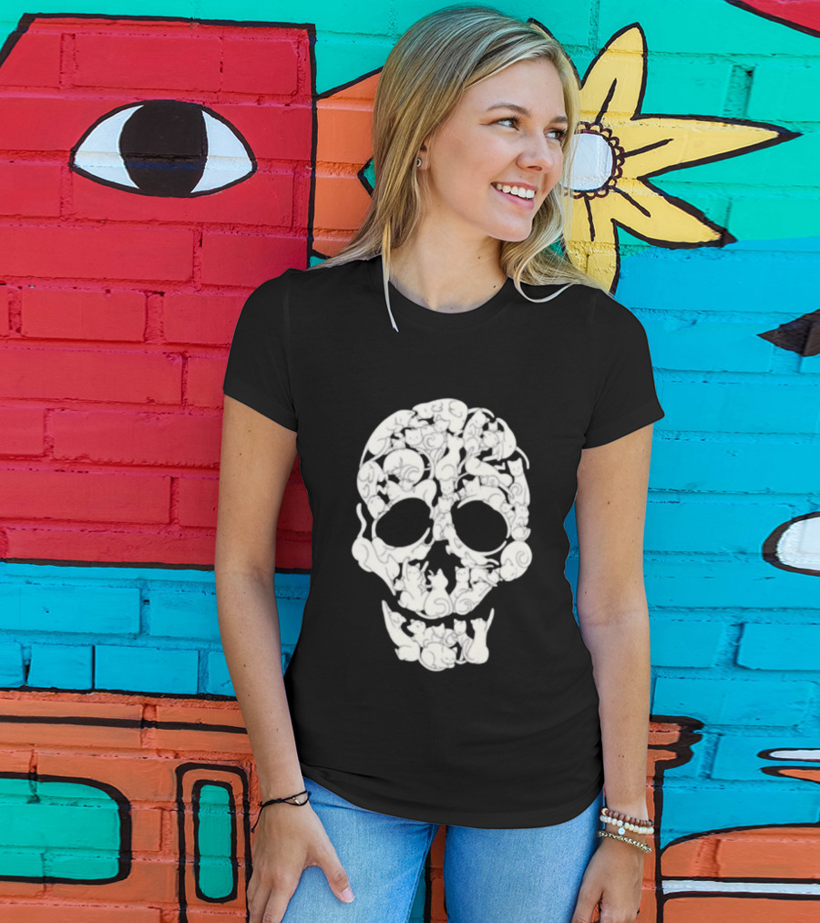 Original Cats Skull Tobe Fonseca Kittens T-Shirt