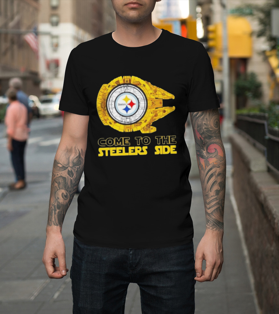 Original Star Wars Pittsburgh Steelers Come To The Steelers Side T-Shirt