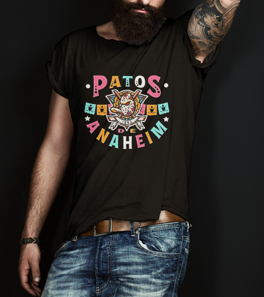 Patos De Anaheim 1993 Hockey T-Shirt