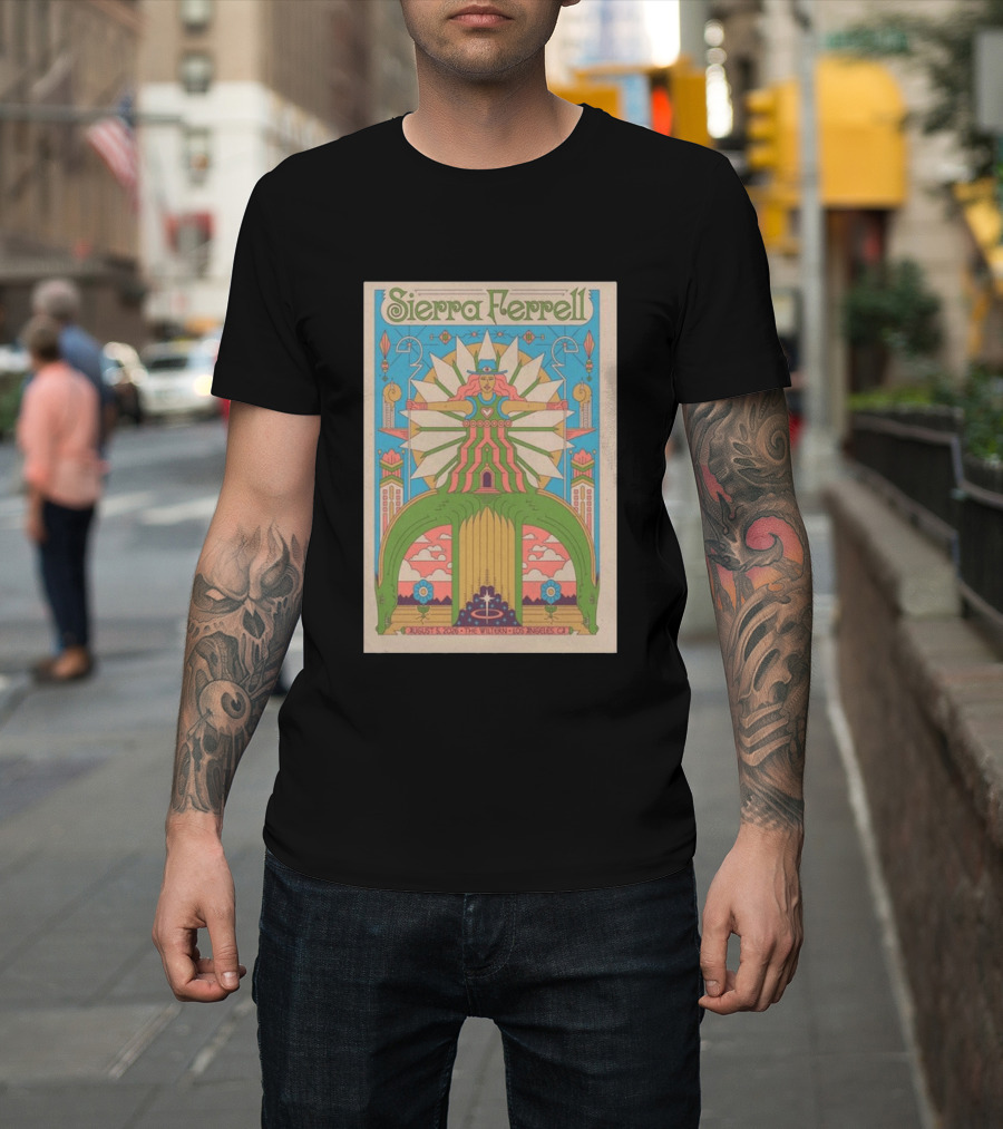 Sierra Ferrell August 5 2026 The Wiltern Los Angeles CA Psychedelic T-Shirt
