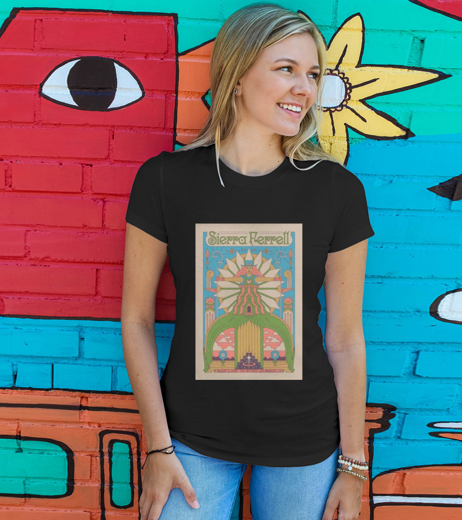 Sierra Ferrell August 5 2026 The Wiltern Los Angeles CA Psychedelic Tour T-Shirt