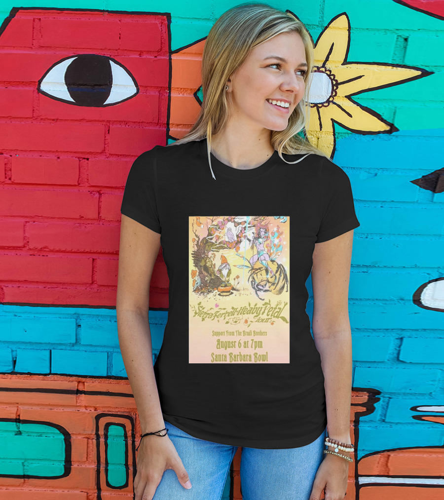 Sierra Ferrell Heavy Petal Tour Brudi Brothers Support August 6 Santa Barbara Bowl T-Shirt
