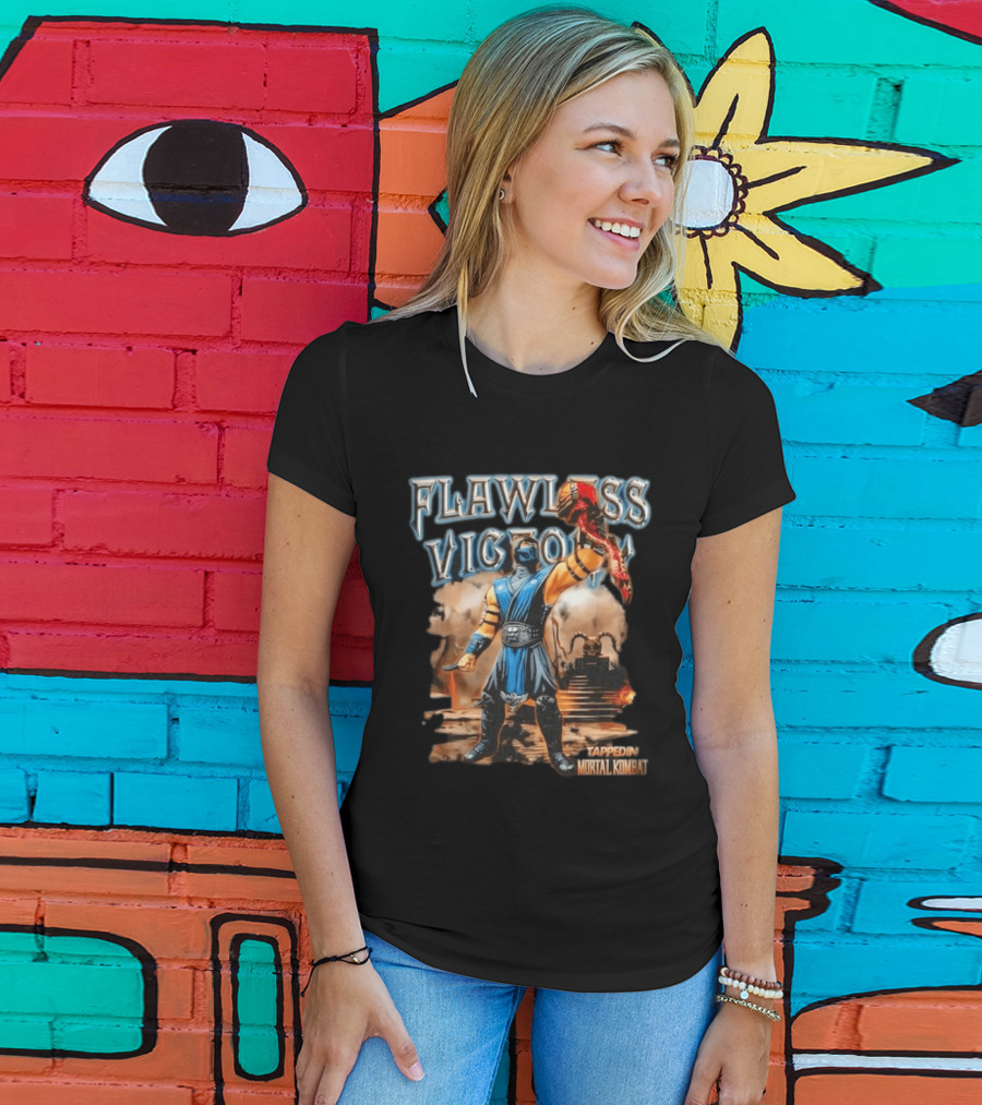 Flawless Victory Subzero Tappedin Mortal Kombat T-Shirt