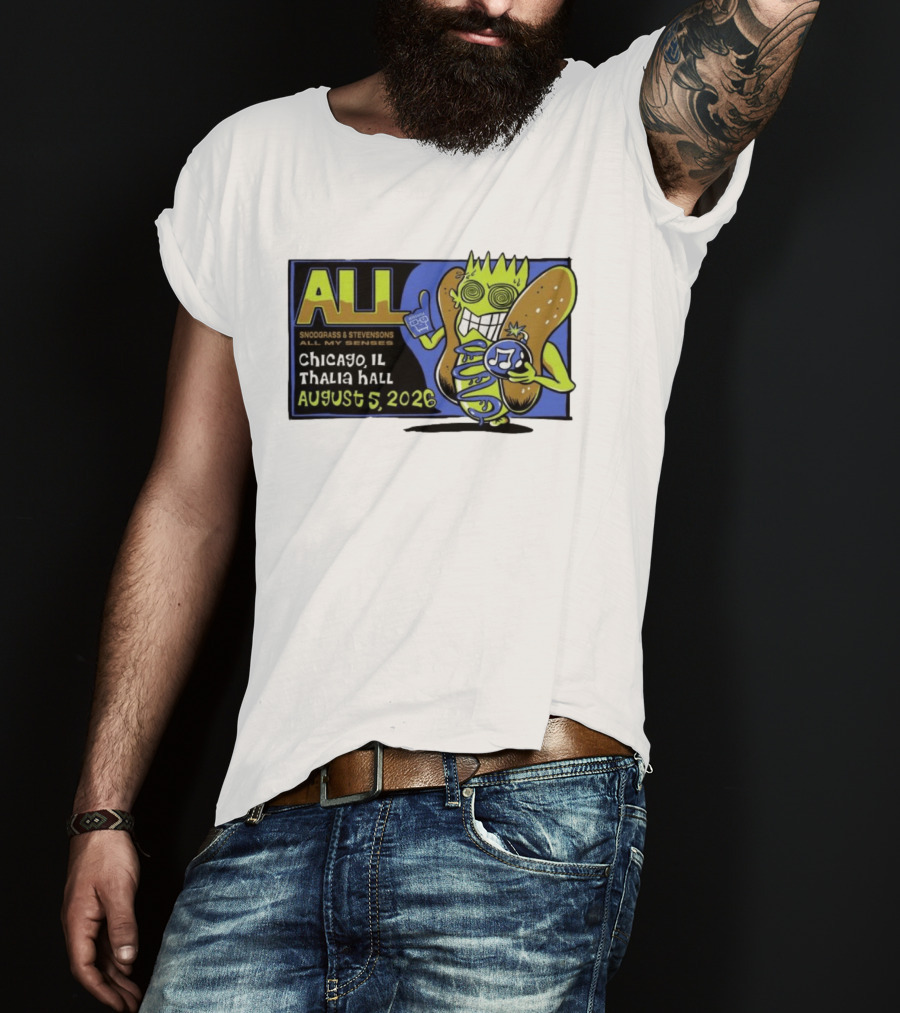 ALL Snodgrass Stevensons Chicago Thalia Hall August 5 2026 T-Shirt