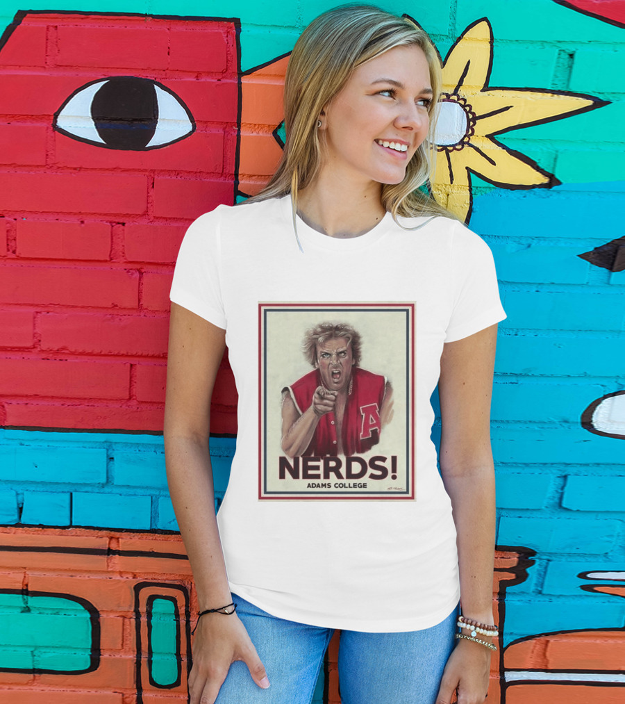 Adams College Nerds Remembering Donald Gibb 1954 2026 T-Shirt