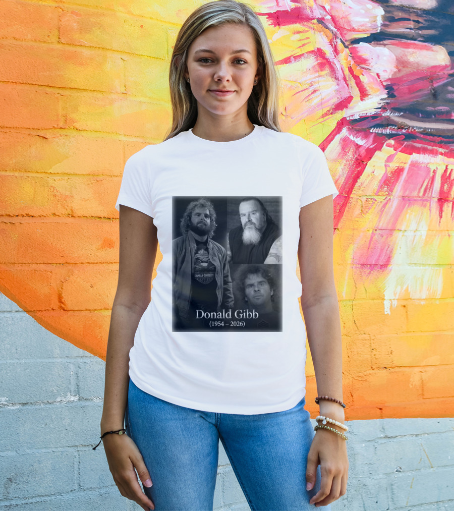 Donald Gibb 1954 2026 Harley Davidson T-Shirt
