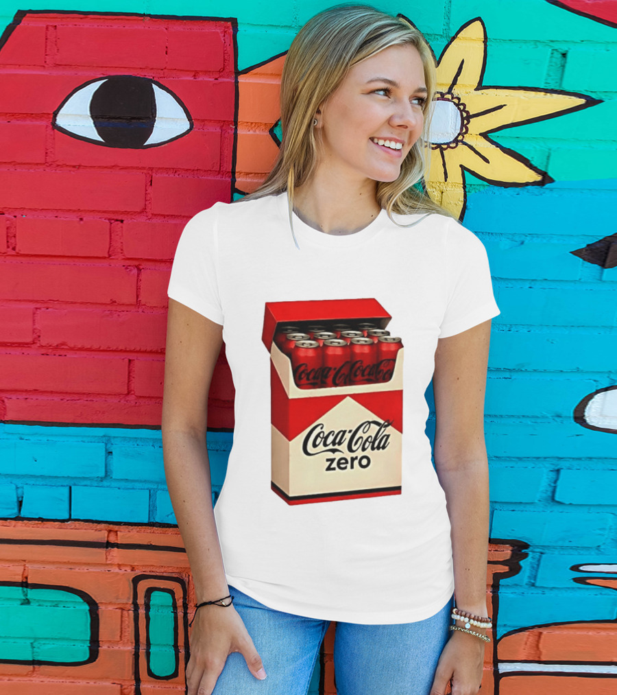 Coca Cola Zero Take The Edge Off Red Box Cans T-Shirt