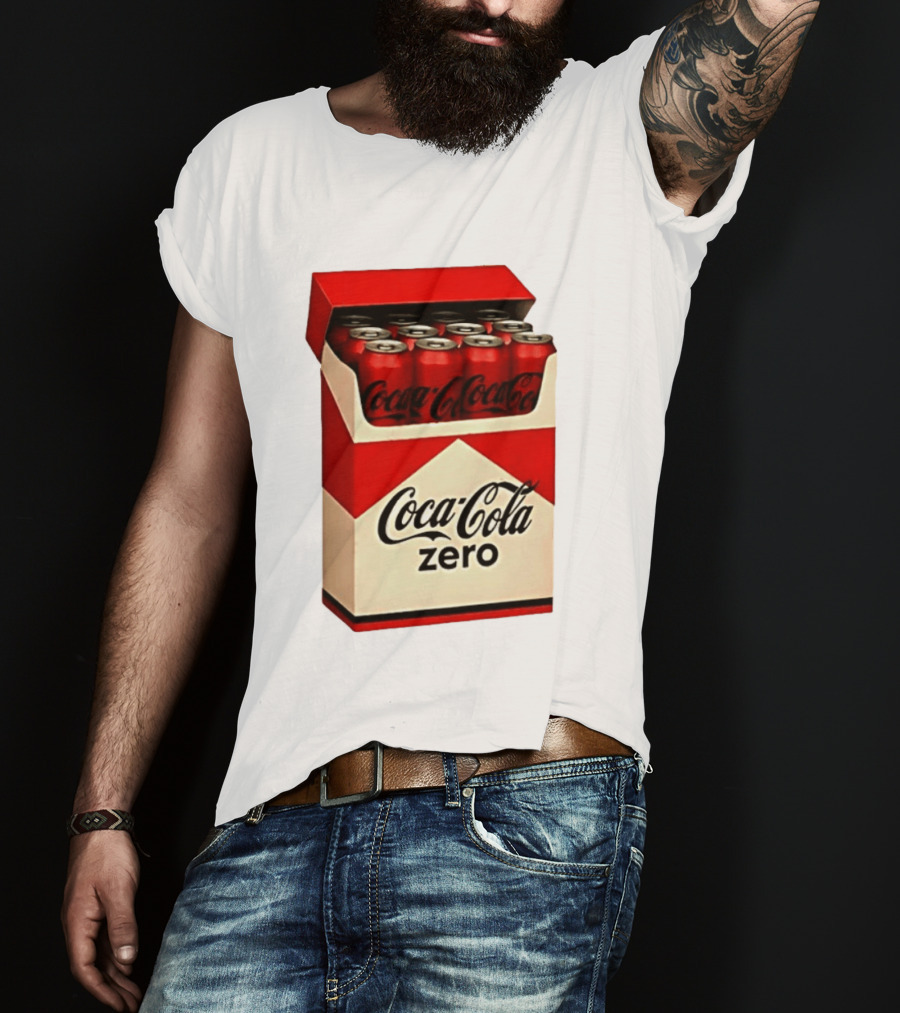 Coca Cola Zero Take The Edge Off Red Box Cans T-Shirt