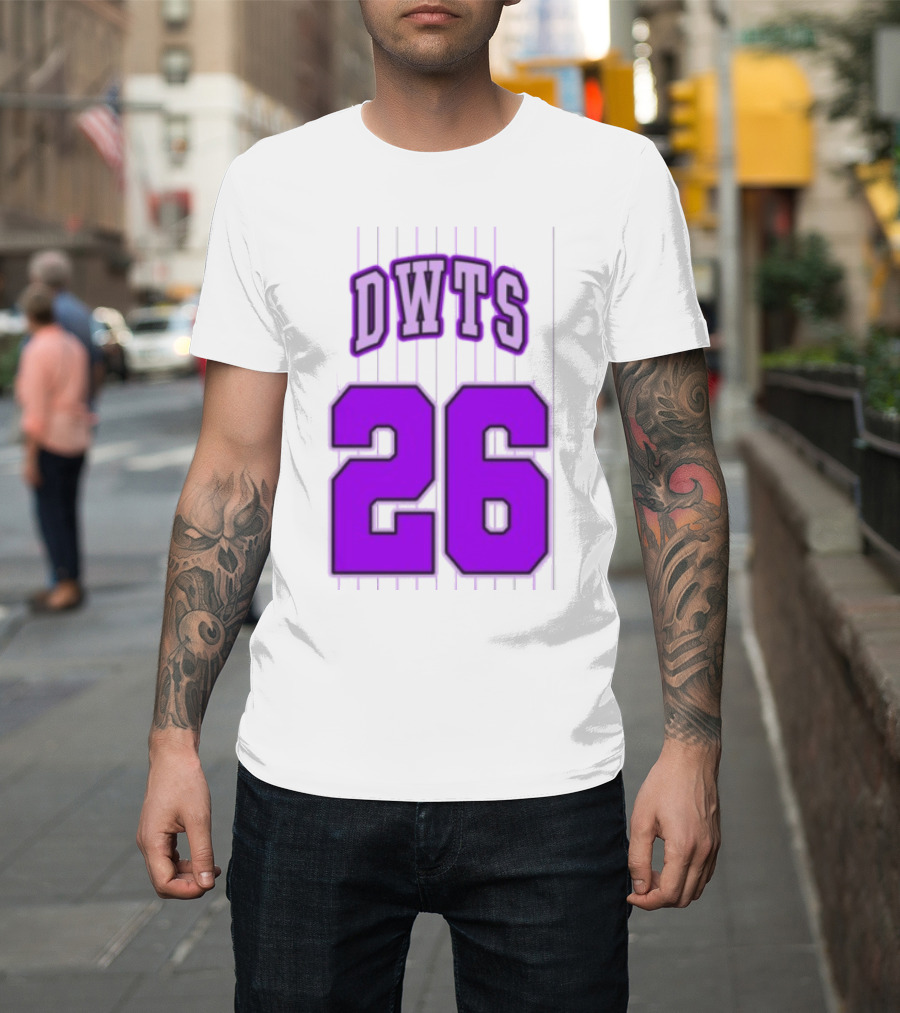 Dancing With The Stars DWTS Glitter Games 26 Jersey T-Shirt