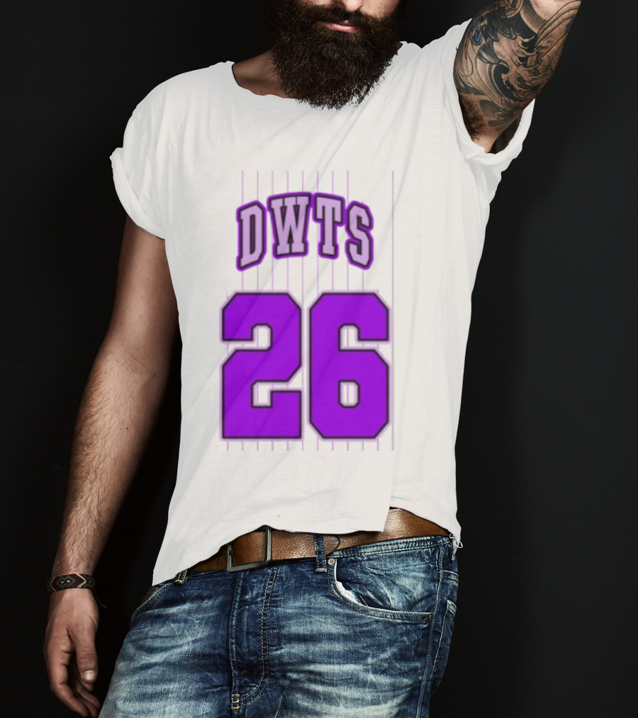 Dancing With The Stars DWTS Glitter Games 26 Jersey T-Shirt