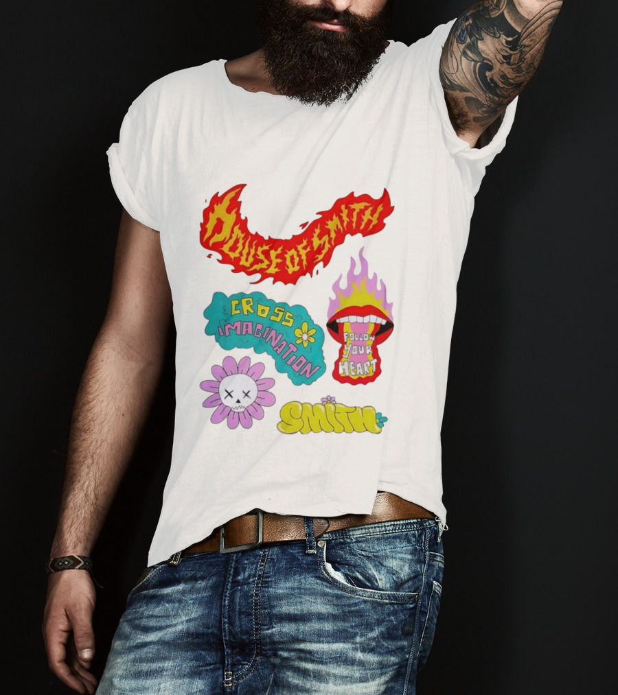 House Of Smith Cross Imagination Follow Your Heart Smith T-Shirt