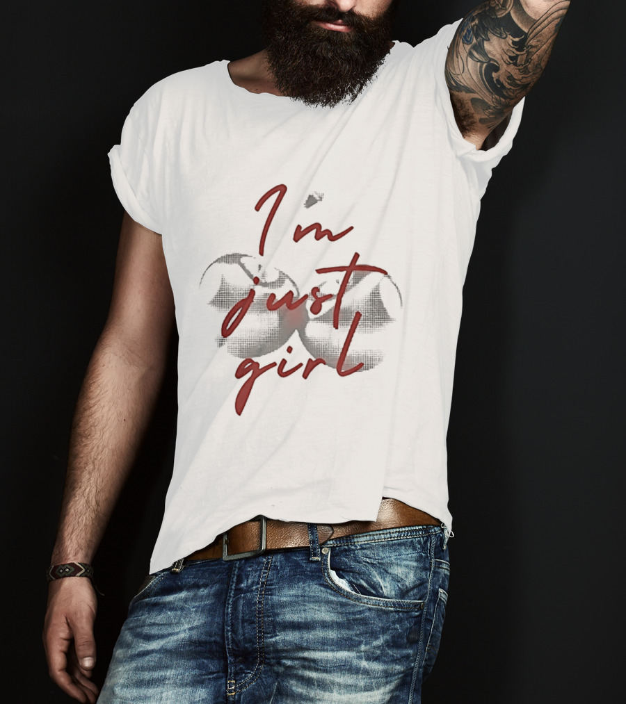 I'm Just A Girl Twin Cherry T-Shirt