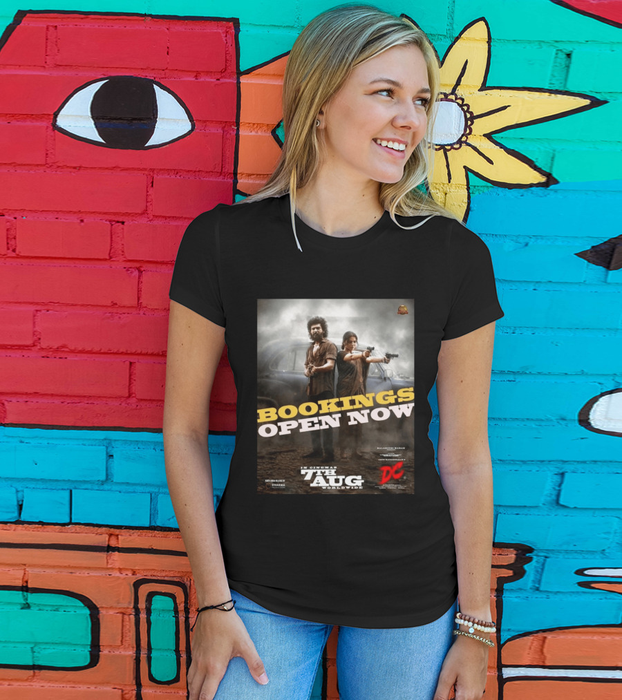 Bookings Open Now For DC In Cinema 7th Aug Worldwide T-Shirt