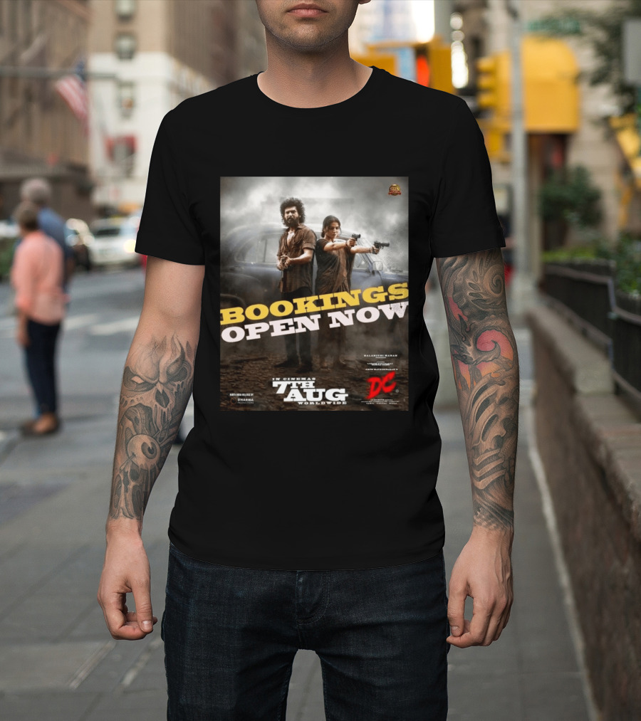 Bookings Open Now For DC In Cinema 7th Aug Worldwide T-Shirt