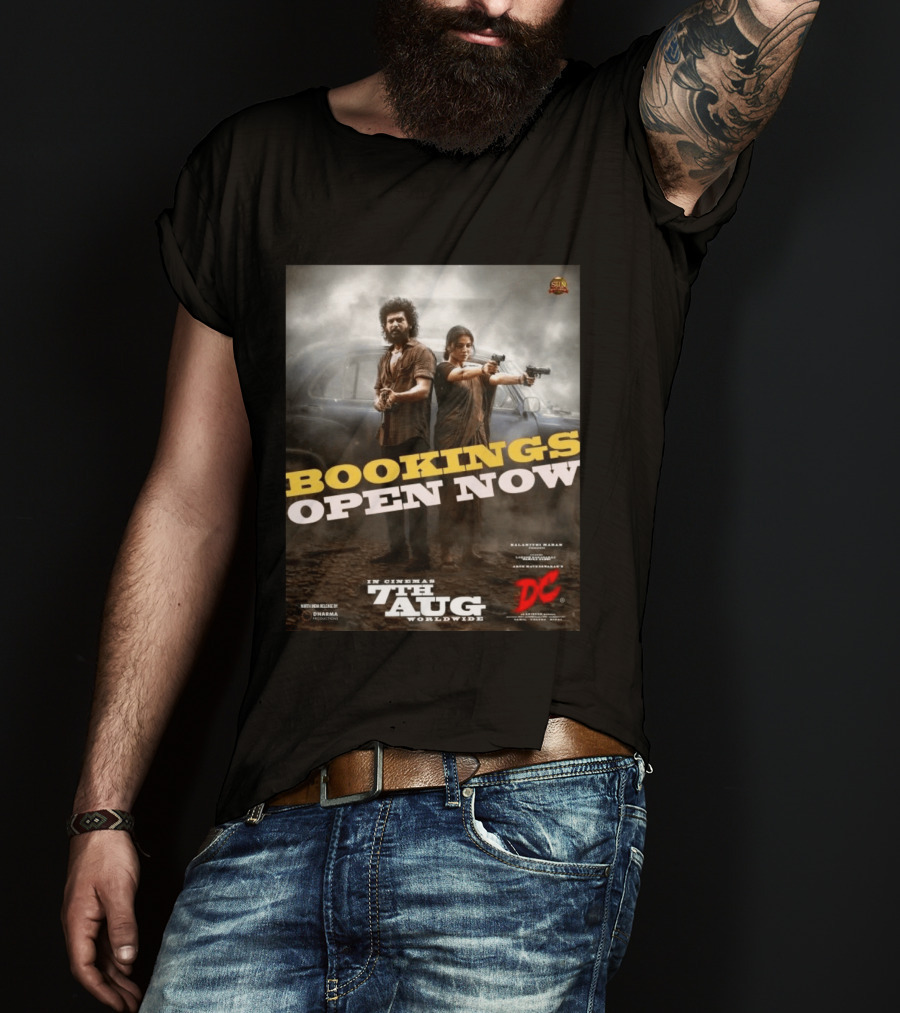 Bookings Open Now For DC In Cinema 7th Aug Worldwide T-Shirt
