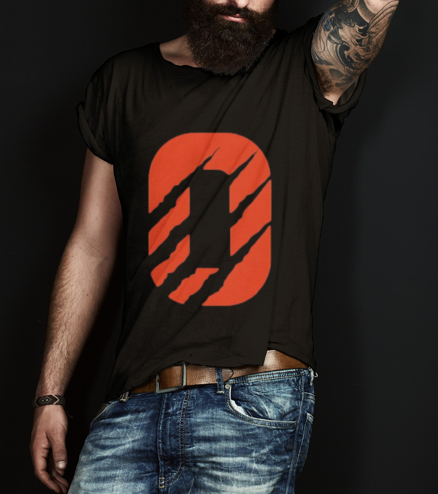 Cincinnati Bengals Clawed Stripes T-Shirt