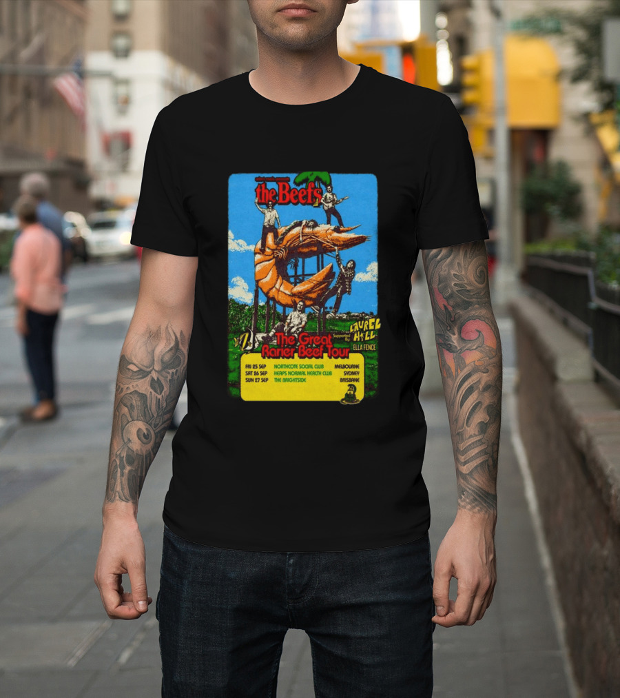 The Beefs 2026 The Great Rarier Beef Tour Melbourne Sydney Brisbane T-Shirt