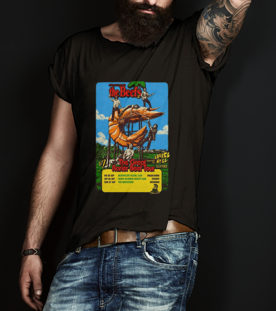 The Beefs 2026 The Great Rarier Beef Tour Melbourne Sydney Brisbane T-Shirt