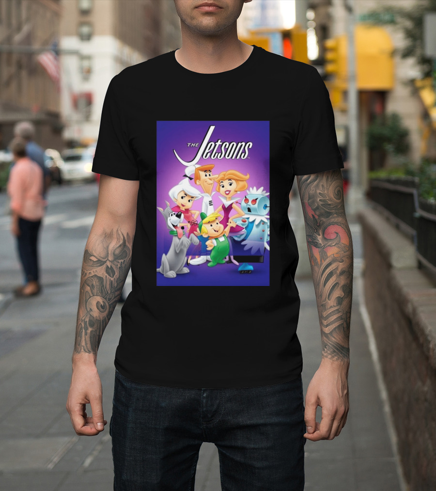 The Jetsons Family 2062 Animation Characters T-Shirt