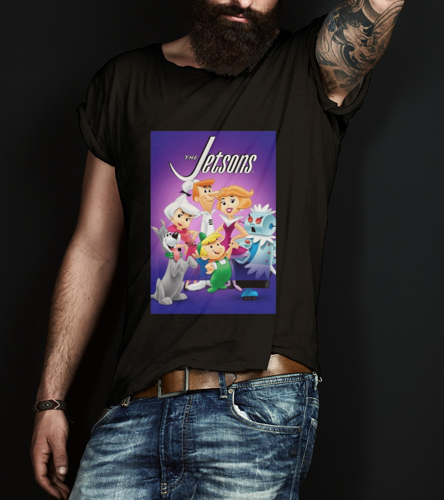 The Jetsons Family 2062 Animation Characters T-Shirt
