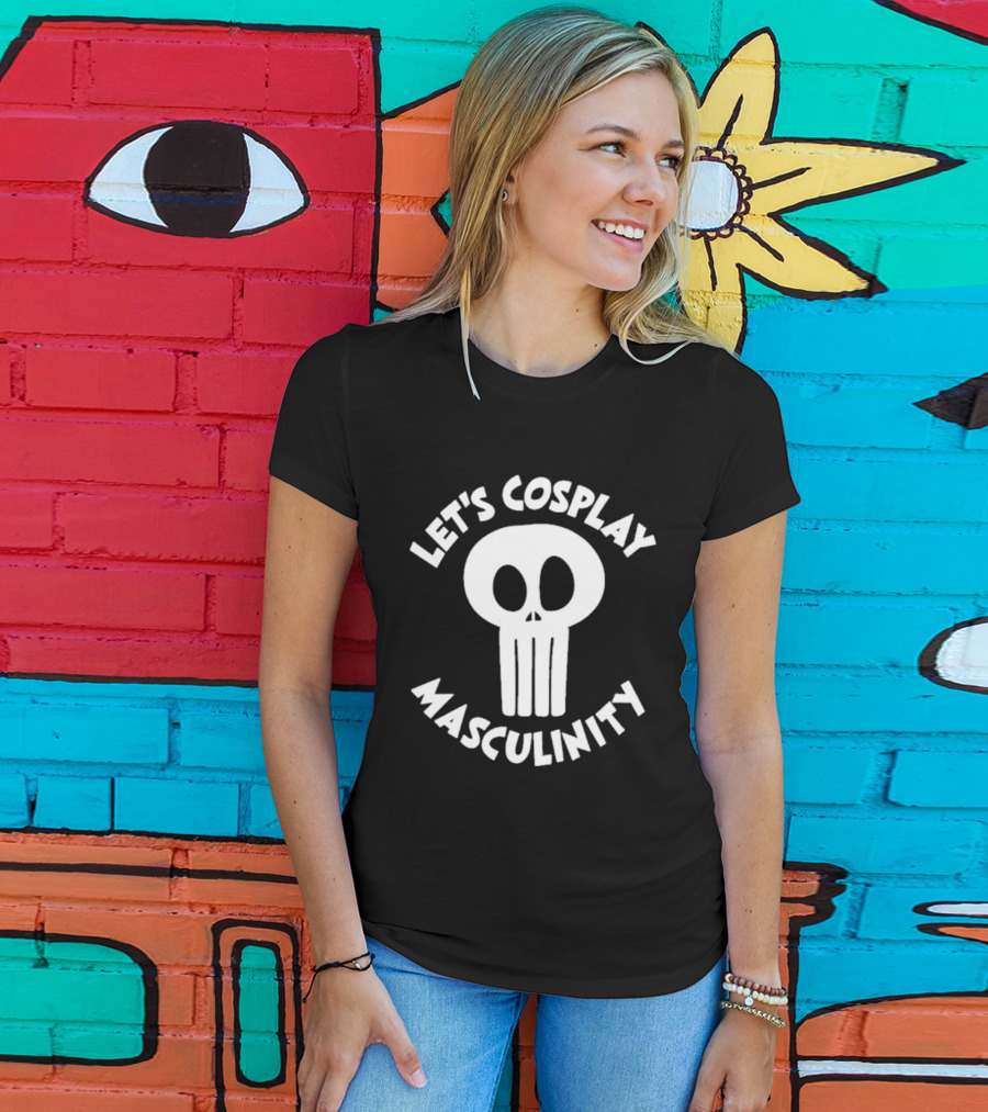 Let's Cosplay Masculinity Skull T-Shirt