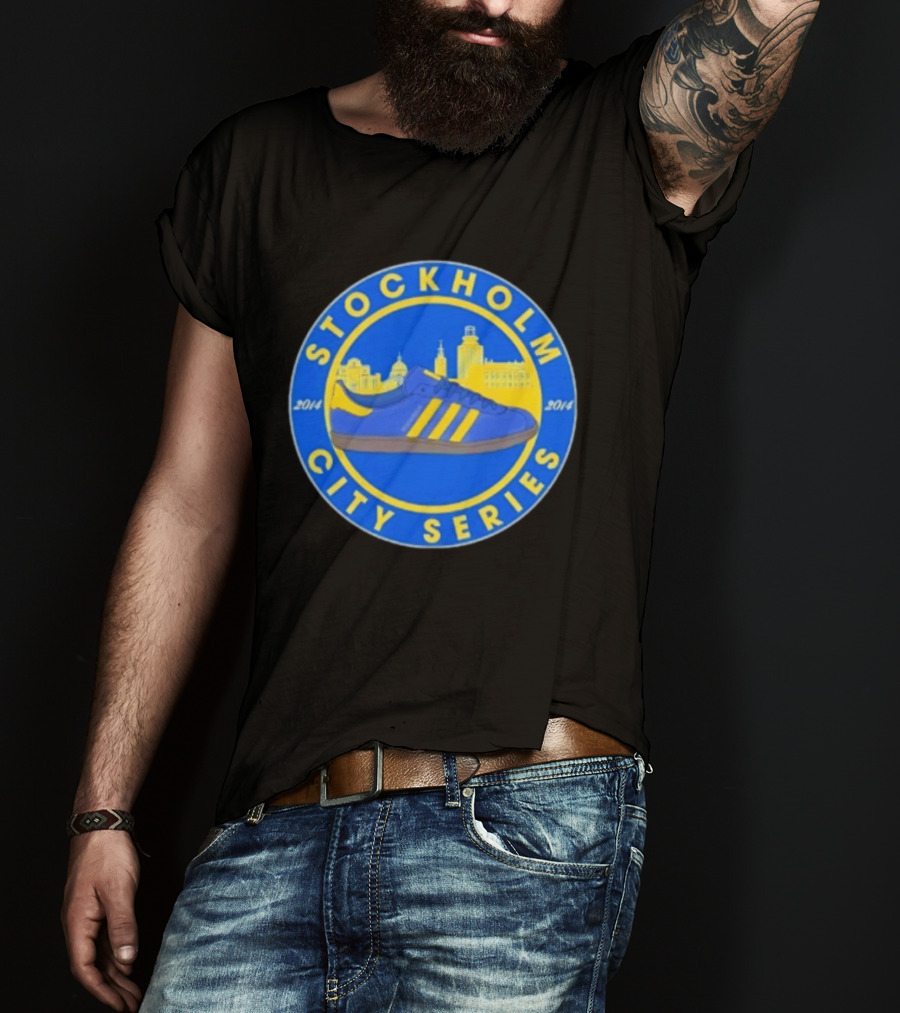 Stockholm City Series Adidas Sneaker 2014 Skyline T-Shirt