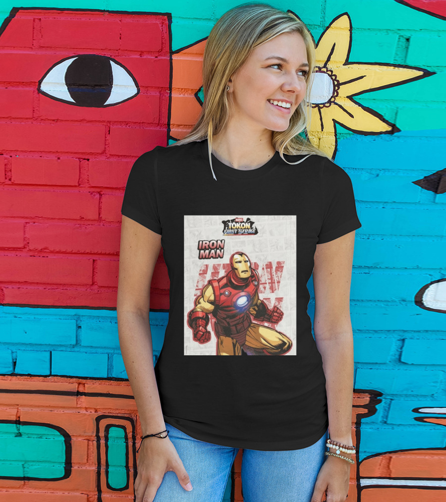 Marvel Tokon First Strike Iron Man Comic T-Shirt