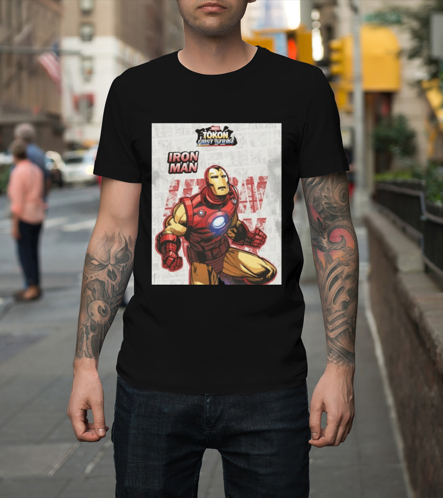 Marvel Tokon First Strike Iron Man Comic T-Shirt