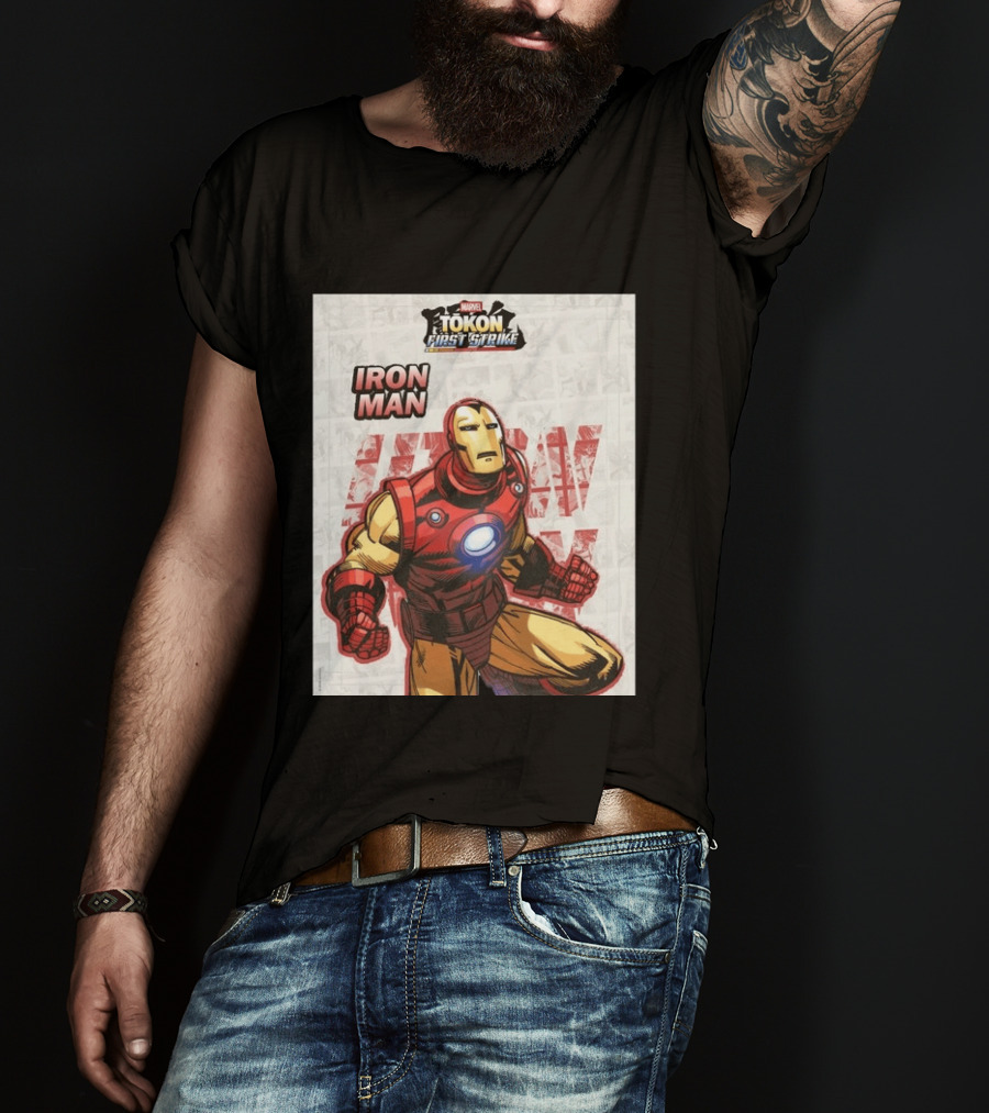 Marvel Tokon First Strike Iron Man Comic T-Shirt