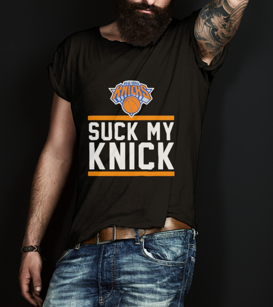 New York Knicks Suck My Knick NBA Basketball T-Shirt