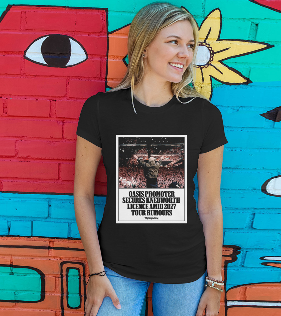 Rolling Stone Oasis Promoter Secures Knebworth Licence Amid 2027 Tour Rumours T-Shirt