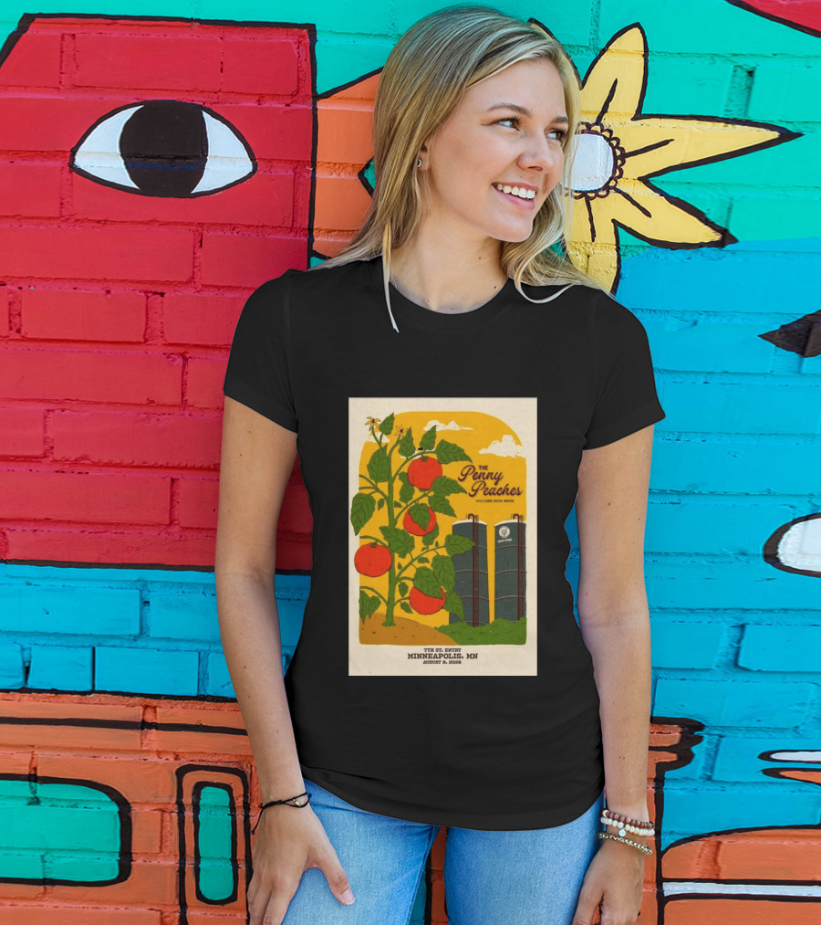 Penny Peaches With Loose Rope Series 7th Street Entry Minneapolis MN August 8 2026 T-Shirt