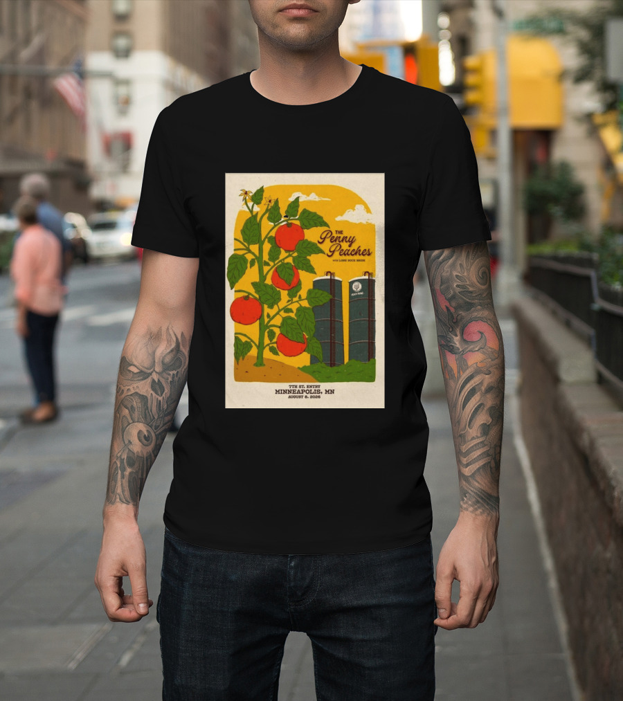 Penny Peaches With Loose Rope Series 7th Street Entry Minneapolis MN August 8 2026 T-Shirt