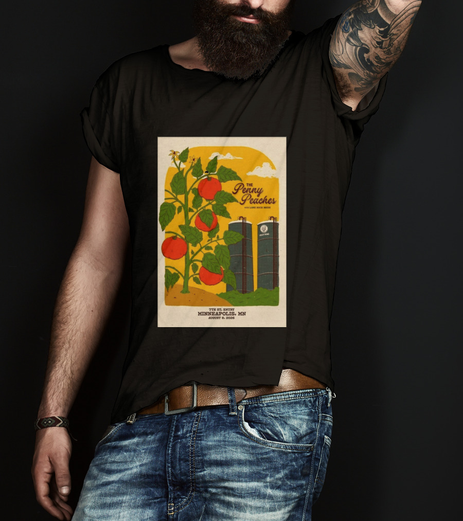 Penny Peaches With Loose Rope Series 7th Street Entry Minneapolis MN August 8 2026 T-Shirt