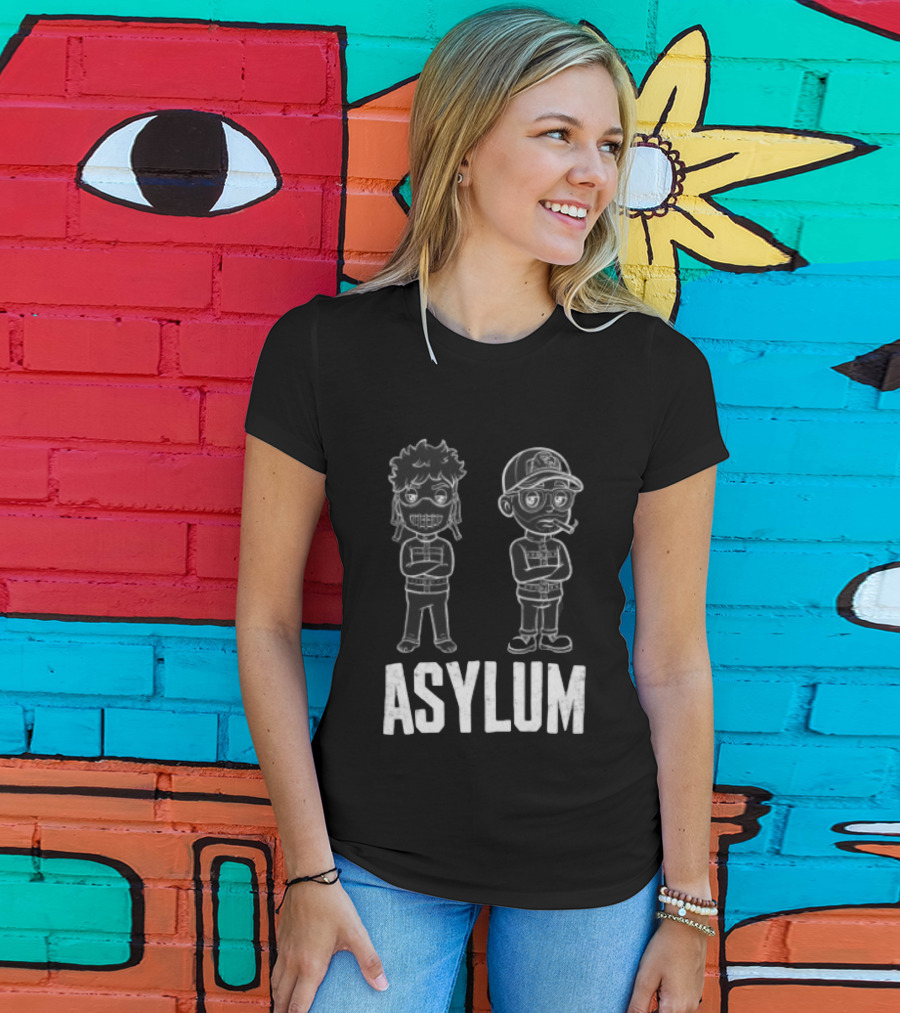 Asylum Remake Store Cartoon Characters T-Shirt