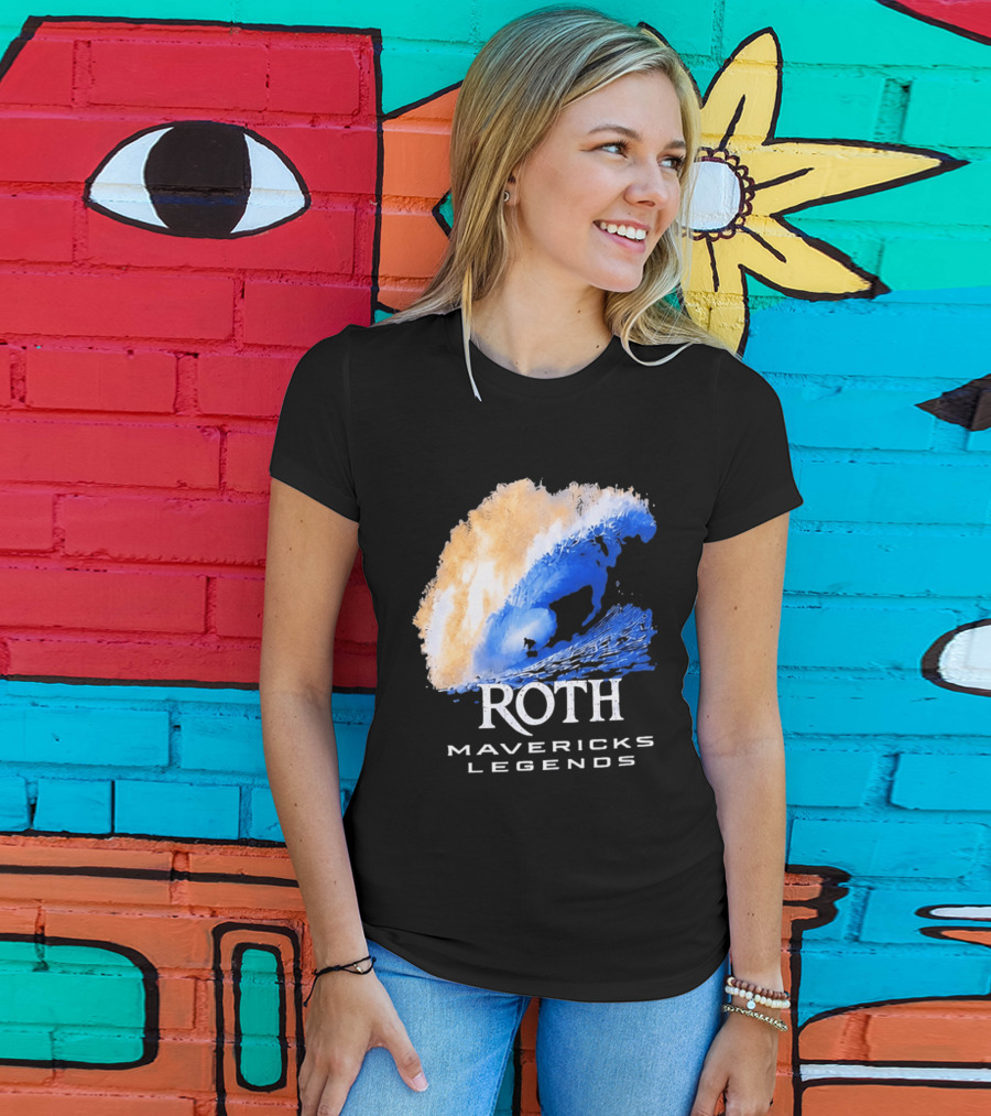 Roth Mavericks Legends Surfing Big Wave Iconography T-Shirt