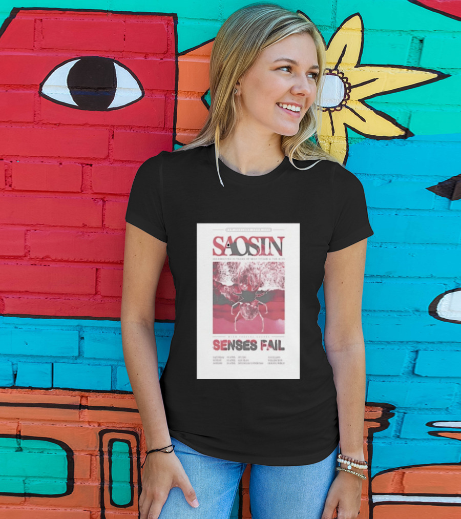 Saosin Sense Fail 2026 New Zealand Tour T-Shirt