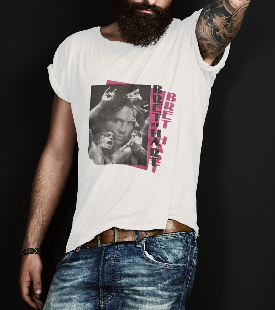 Bret Hit Man Hart WWF Wrestling Legend T-Shirt