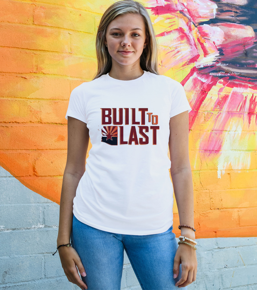 Built To Last Arizona State Flag Star Sunburst T-Shirt