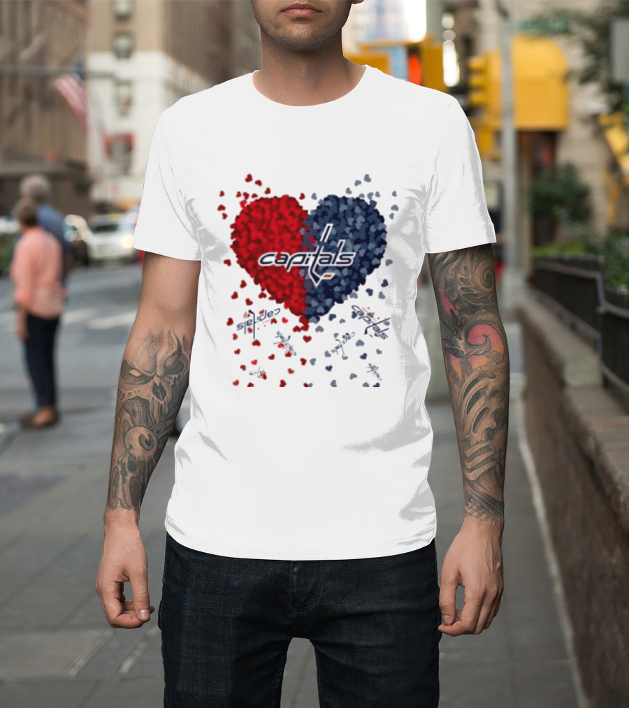 Original Capitals Heart Washington Hockey NHL 2026 T-Shirt