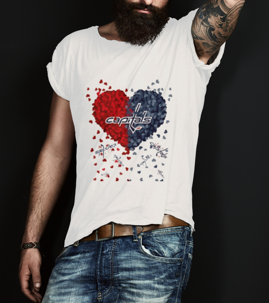 Original Capitals Heart Washington Hockey NHL 2026 T-Shirt