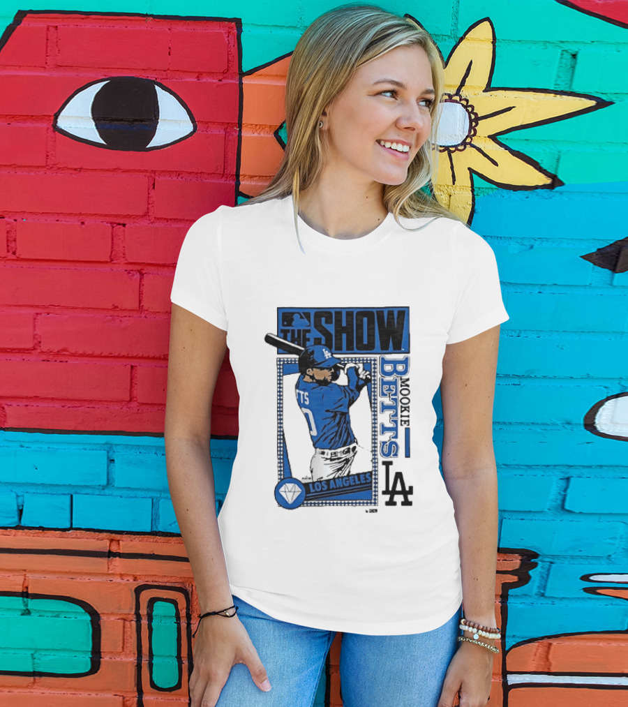 The Show Mookie Betts Los Angeles Dodgers MLB Baseball LA T-Shirt